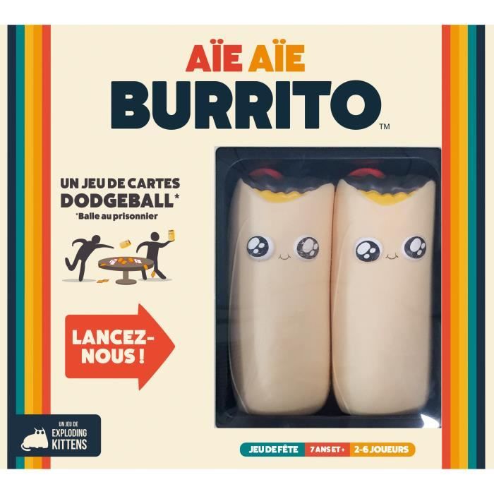 Asmodee - Aie Aie Burrito - Age: 7+ - Numero di giocatori: 2-6