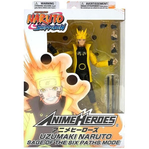 BANDAI - Figura Eroi Anime Naruto - Modalità Saggio Sei Vie
