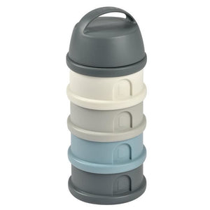 Beaba, Box dosser, 4 compartimenti, grigio minerale / blu