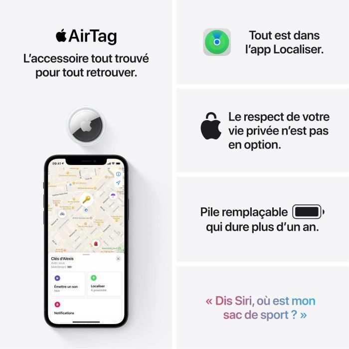 APPLE Confezione da 1 AirTag