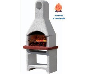 BARBECUE IN MURATURA BAHAMAS KG. 285 CM. 86X56X195H