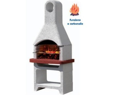 BARBECUE IN MURATURA BAHAMAS KG. 285 CM. 86X56X195H