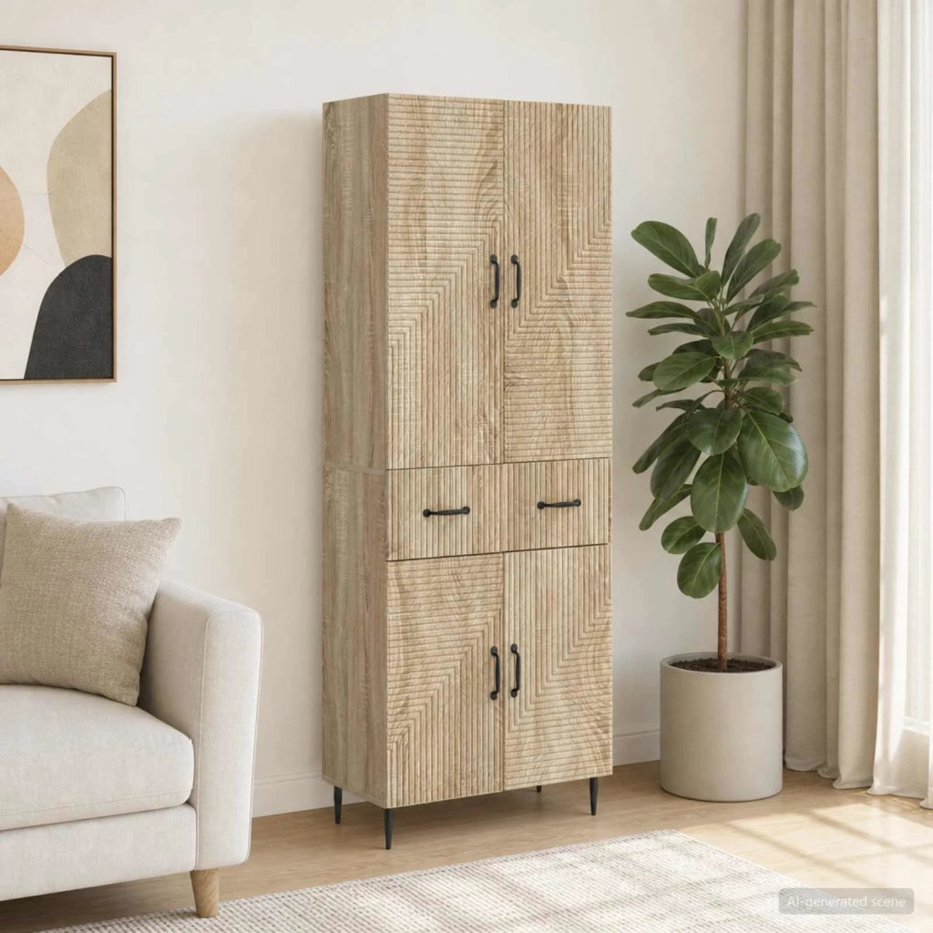 Set di armadi 2 pcs Rovere Sonoma 66 x 34,5 x 89,5 cm 3416666