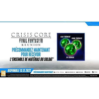 Crisis Core Final Fantasy VII Reunion Game Switch