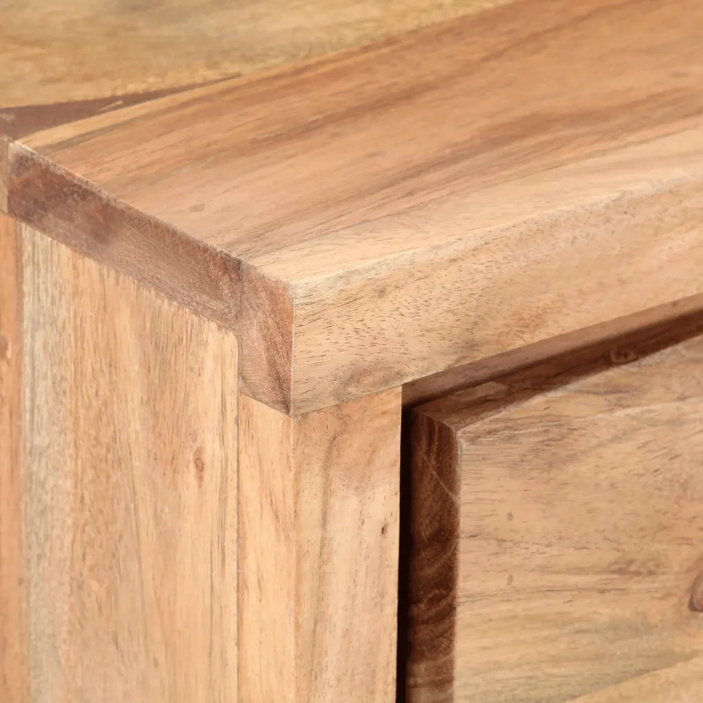 Tavolo Consolle | Tavolo d'Ingresso 100x35x76cm in Massello d'Acacia con Bordi Vivi