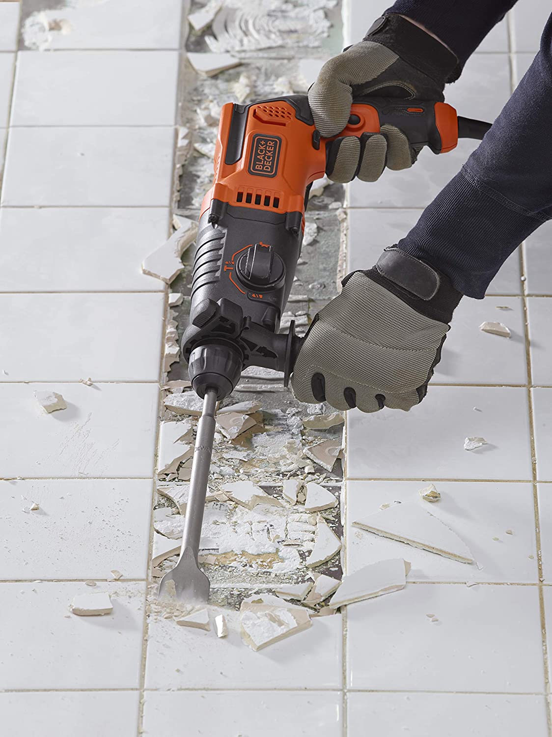 Trapano Martello Tassellatore Scalpellatore SDS 650 W Black Decker BEHS01-QS