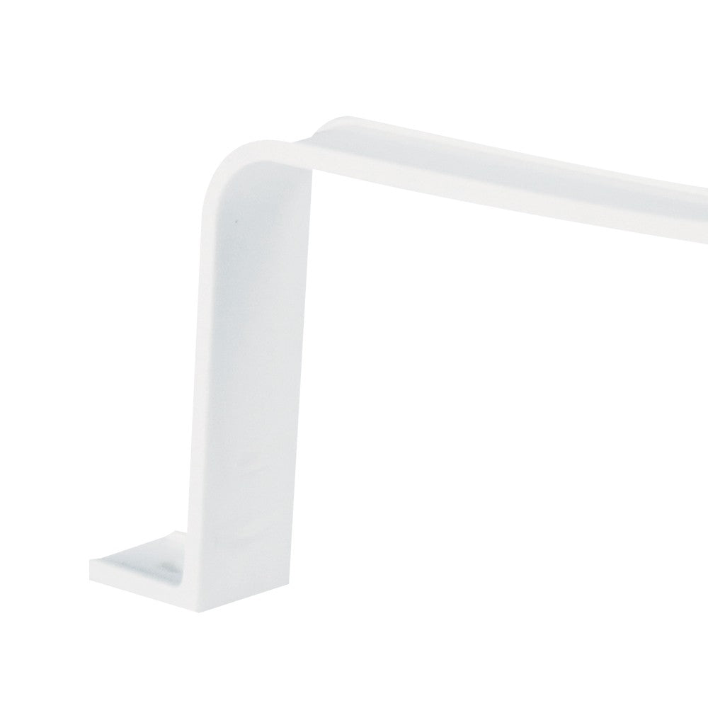 Collare rettangolare 55x220mm bianco per cappe