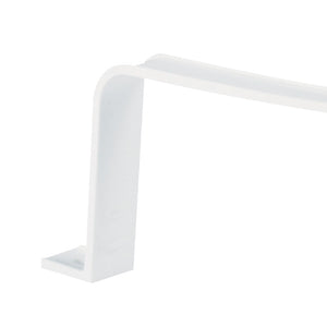 Collare rettangolare 55x220mm bianco per cappe