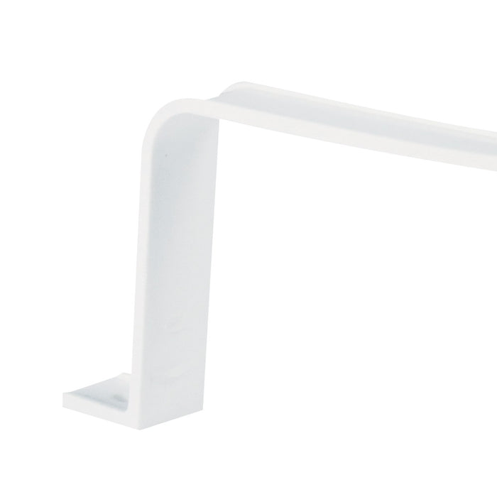 Collare rettangolare 55x220mm bianco per cappe