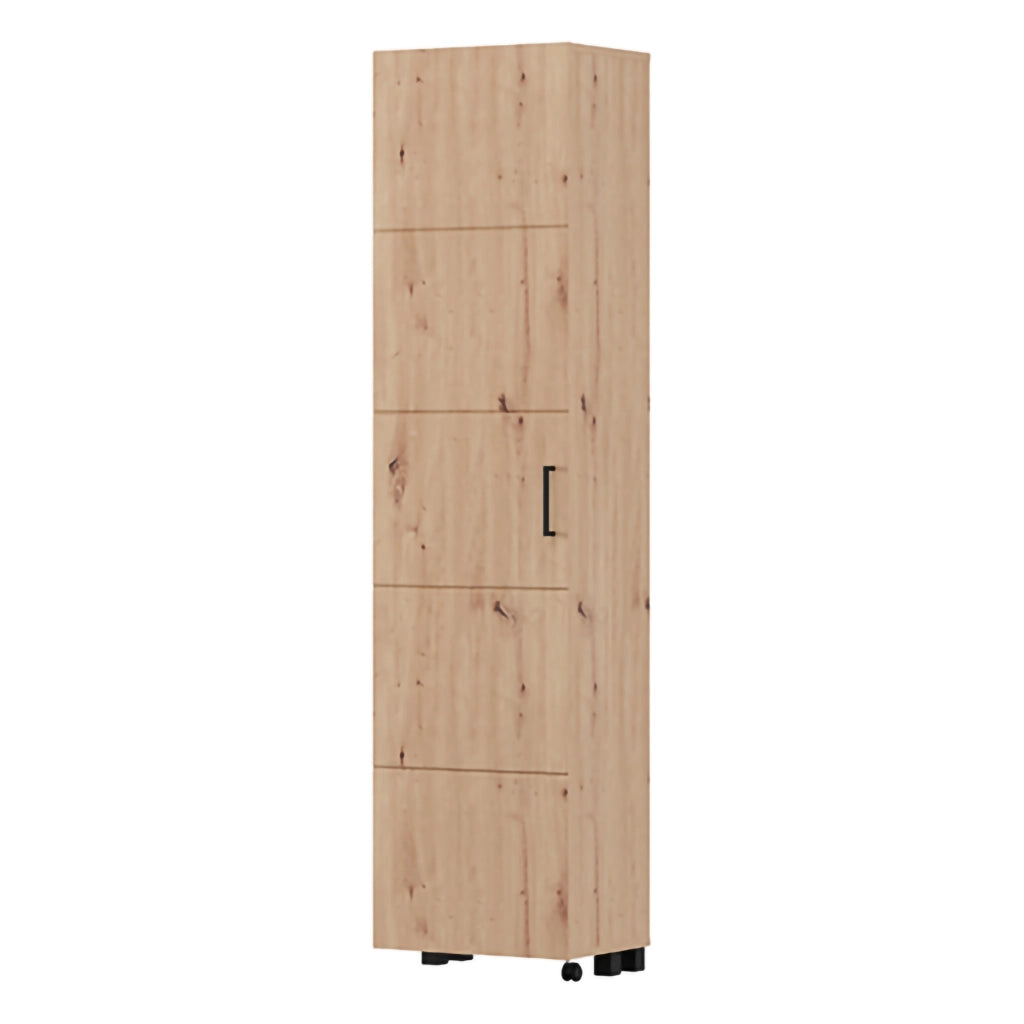 Mobile Portascarpe Visby, Scarpiera 10 Ripiani, 46x33x185h cm Marrone Rovere Nodi