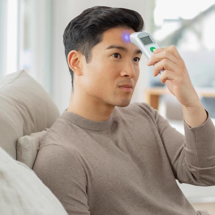 Termometro - MEDISANA - TM 760 - Senza contatto - Misurazione precisa Mirino LED - Segnale acustico - Memorie - Dispositivo medico certificato