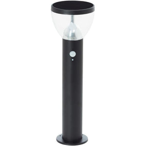 Terminale da esterno - BRILLIANT - TULIP - LED e solare - Rilevatore di movimento - Acciaio inossidabile e plastica - 4 W - Nero