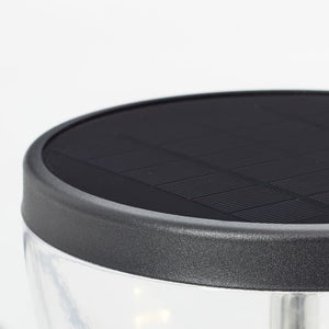 Terminale da esterno - BRILLIANT - TULIP - LED e solare - Rilevatore di movimento - Acciaio inossidabile e plastica - 4 W - Nero