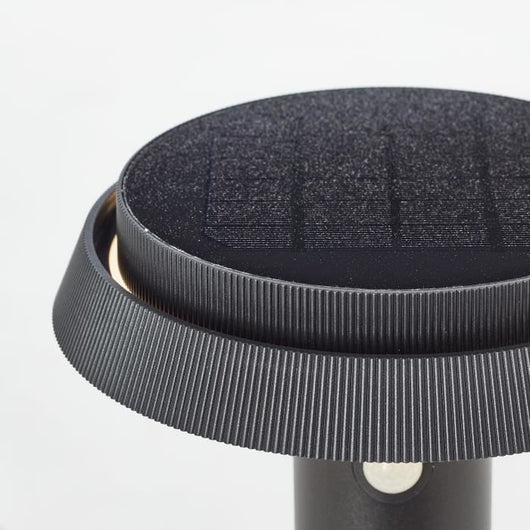 Terminale da esterno - BRILLIANT - ALVERO - LED e solare - Rilevatore di movimento - Metallo e plastica - 4 W - Nero