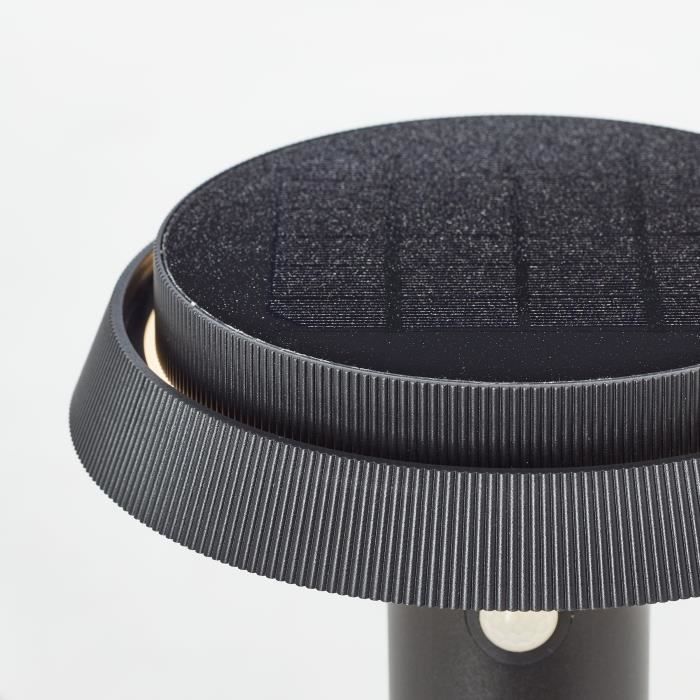 Terminale da esterno - BRILLIANT - ALVERO - LED e solare - Rilevatore di movimento - Metallo e plastica - 4 W - Nero