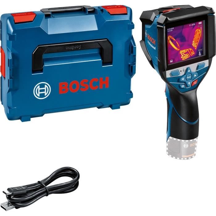 Telecamera termica Bosch Professional GTC 600 C senza batteria, impostazioni L-Boxx, cavo USB-C, in L-Boxx - 0601083508
