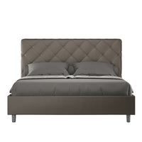 Letto Matrimoniale 160x200 cm Senza Rete Priya Cappuccino