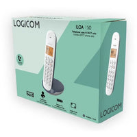 Telefono fisso cordless - LOGICOM - DECT ILOA 150 SOLO - Ardesia - Senza segreteria telefonica