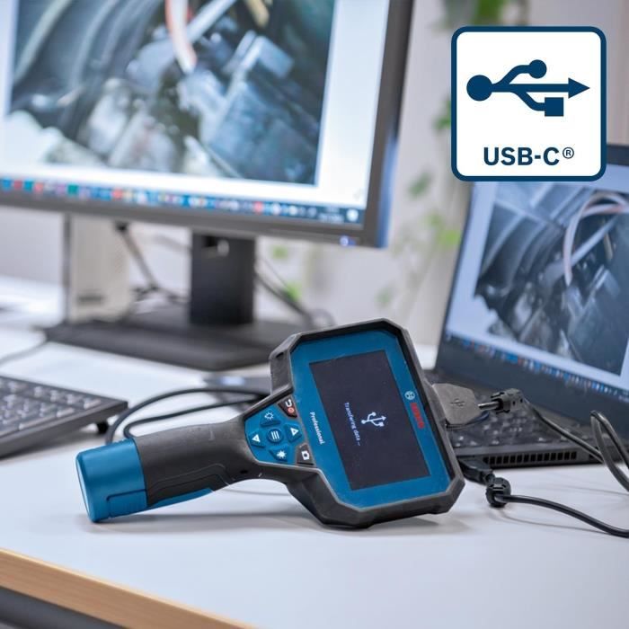 Telecamera d'ispezione Bosch Professional GIC 12V-4-23 C, a batteria - 0601241500