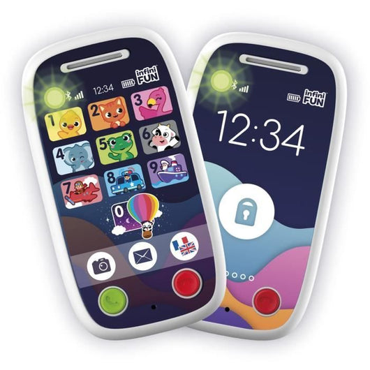 Telefoni giocattolo - KD - Il mio primo duo di telefoni - Comunicazione realistica e apprendimento di numeri e colori