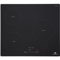 Tavola di induzione 3 Fochi Continental Edison - 3 timer - 3 booster - nero