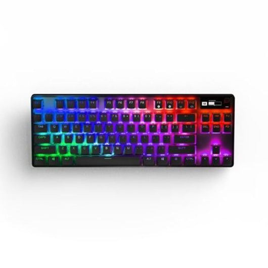 Tastiera da gioco meccanica - STEELSERIES - APEX PRO TKL WIRELESS (2023) - Senza tastierino numerico - Cablata - Con interruttori regolabili - Nera