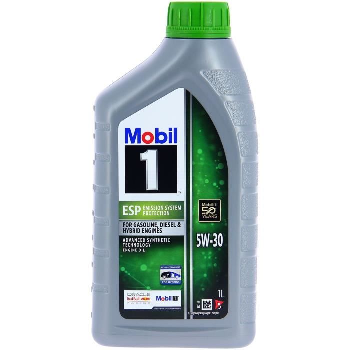 Tanica olio motore - MOBIL1 - 5W30 ESP - 1 L - 4 stagioni