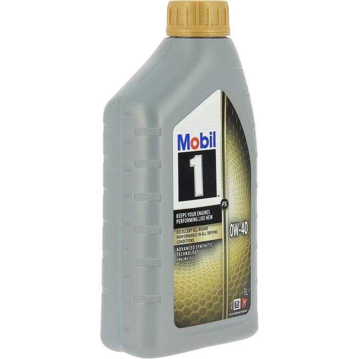 Tanica olio motore - MOBIL1 - 0W-40 FS - 1 L - 4 stagioni