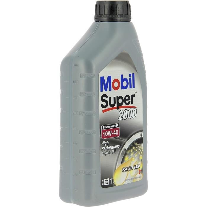 Tanica per olio motore - MOBIL - S2000 10W40 Formula-P - 1 L - 4 stagioni