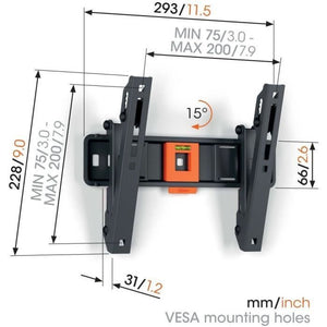 Supporto TV da parete - VOGEL'S - TVM 1223 Full-Motion Small, 1 braccio, 19-43