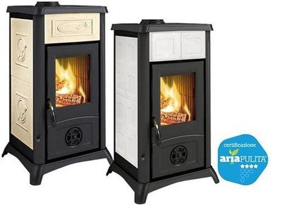 STUFE A LEGNA GEMMA LIBERTY NORDICA POTENZA 6,0 Kw - CM.46x49xH84