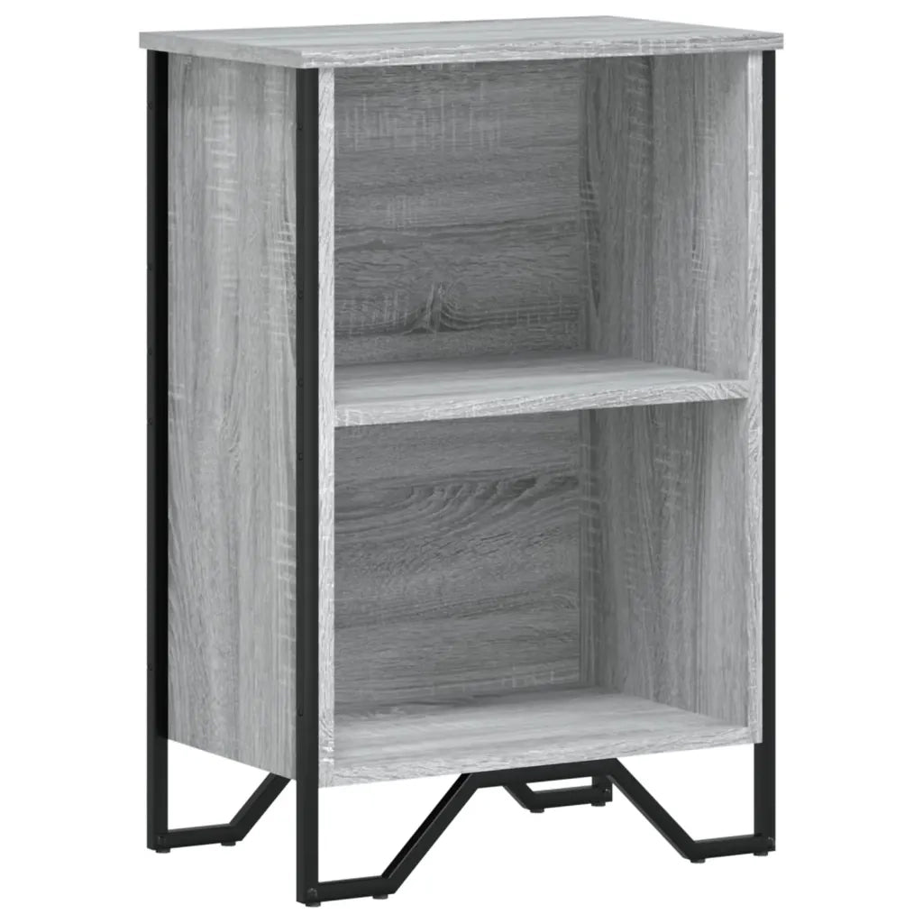 Libreria Grigio Sonoma 50x31x74,5 cm in Legno Multistrato 848602