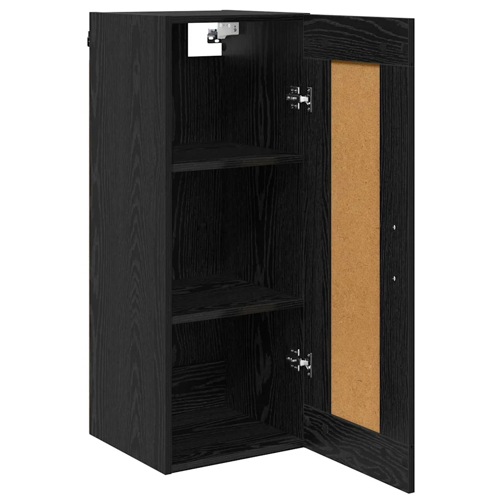 Pensile Rovere Nero 34,5 x 34 x 90 cm Legno ingegnerizzato 882435