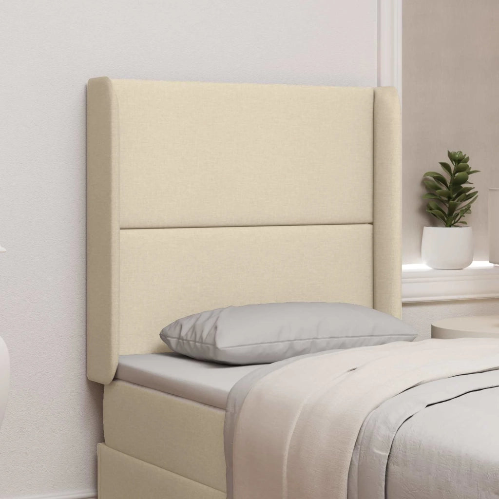 Orecchia della Testata Crema 80 x 16 x 4 cm Tessuto CFW4209721