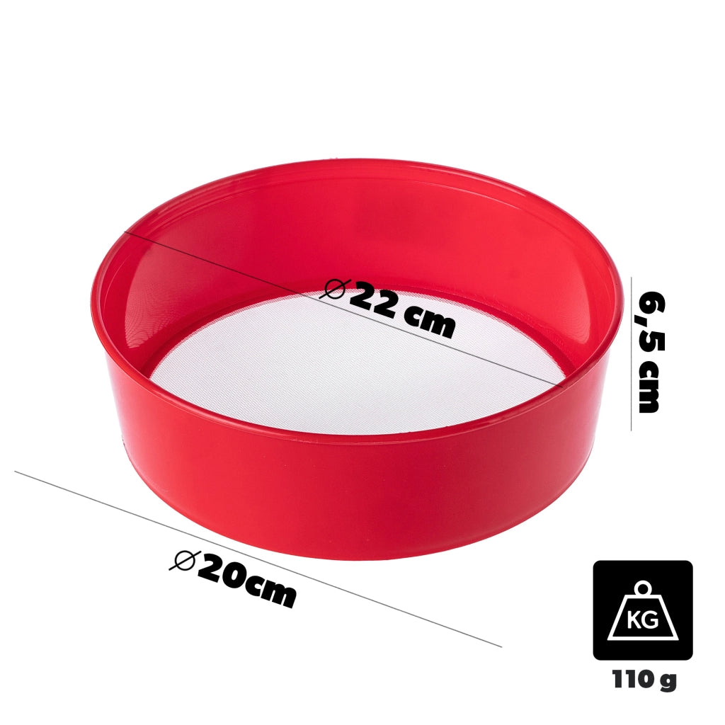 Setaccio KADAX, setaccio per farina, zucchero a velo, setaccio da cucina denso 22 cm