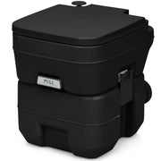 20L Toilette portatile chimico da campeggio WC da campeggio carico 150kg Nero