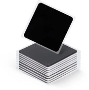 Pacchetto con 10 pad di antislittamento multifunzionali, pad di antislittamento per auto, nero, pad di gel siliconico riciclabile, tappetino di antislittamento lavabile, cruscotto, pad di antislittamento per supporto cellulare, protezione contro graffi.