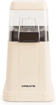 Popcorniere 1200W - Macchina per Popcorn elettrica in Bianco Crudo per Popcorn sano in 3 minuti