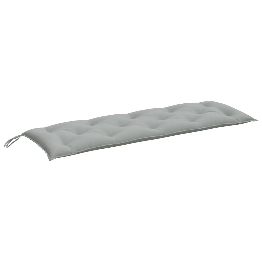 Cuscini Panca Giardino 2pz Grigio Chiaro MÃ©lange 150x50x7 cm