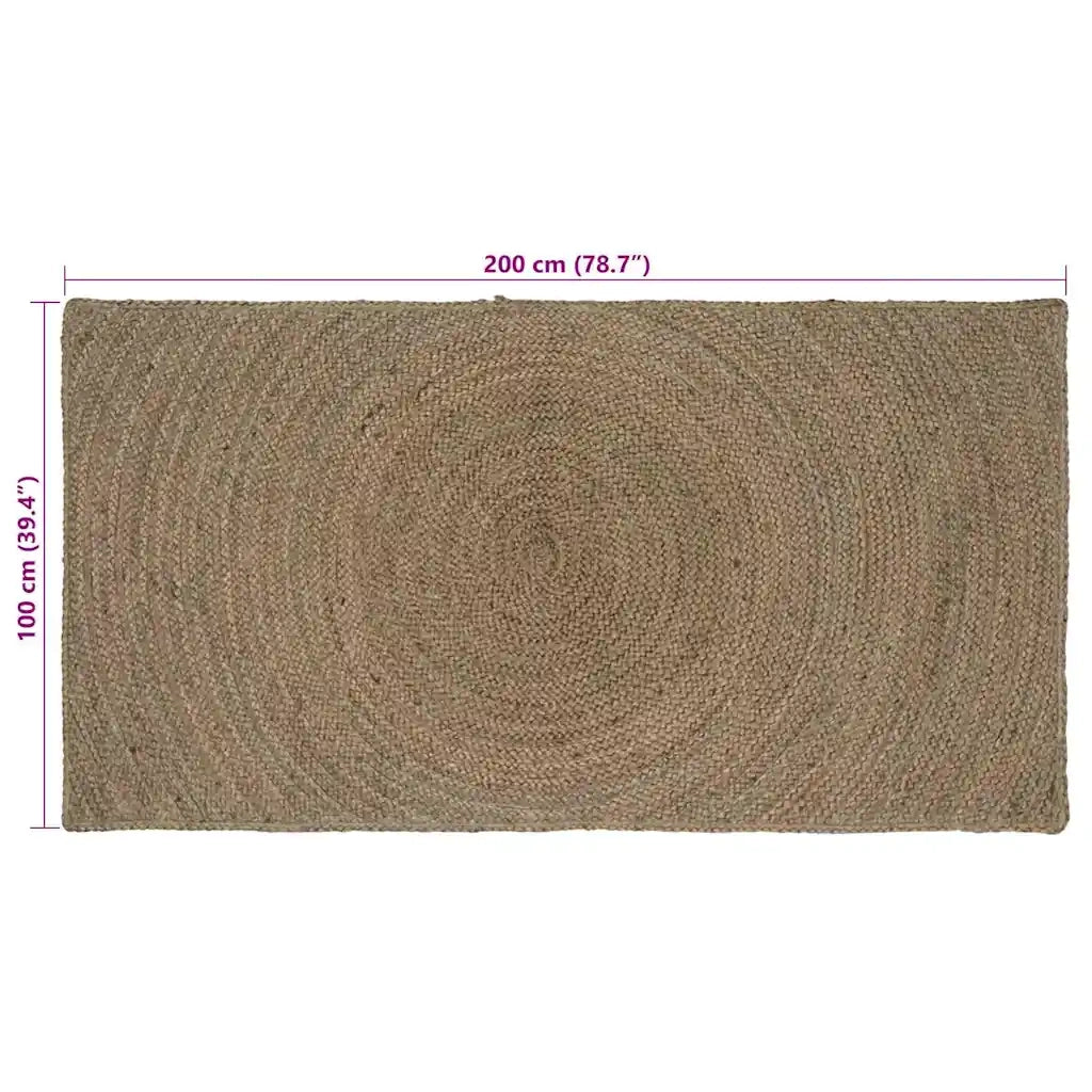 Tappeti per area | Tappeti a zone Grigio 100 x 200 cm Juta