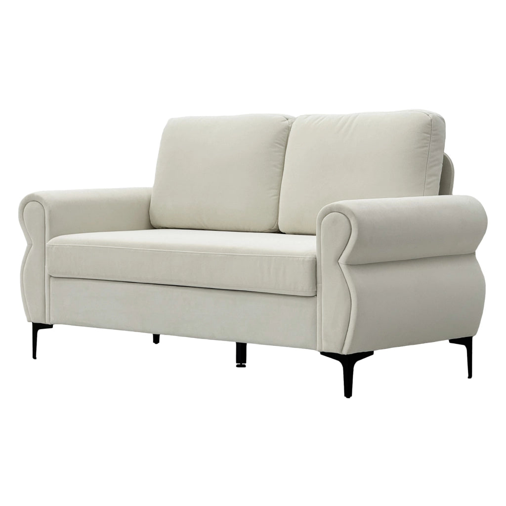 Divano 3 Posti con Molle ¨C MINIMAL ¨C Tessuto, Seduta Ergonomica