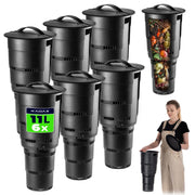 Compostiera da giardino interrata KADAX 6x11L Contenitore per rifiuti organici Compost Fertilizzante