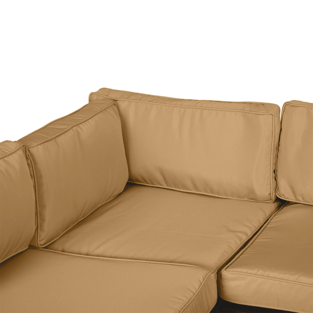 Set di 14 Federe Cuscini Divano Giardino ¨C Minimal ¨C Marrone
