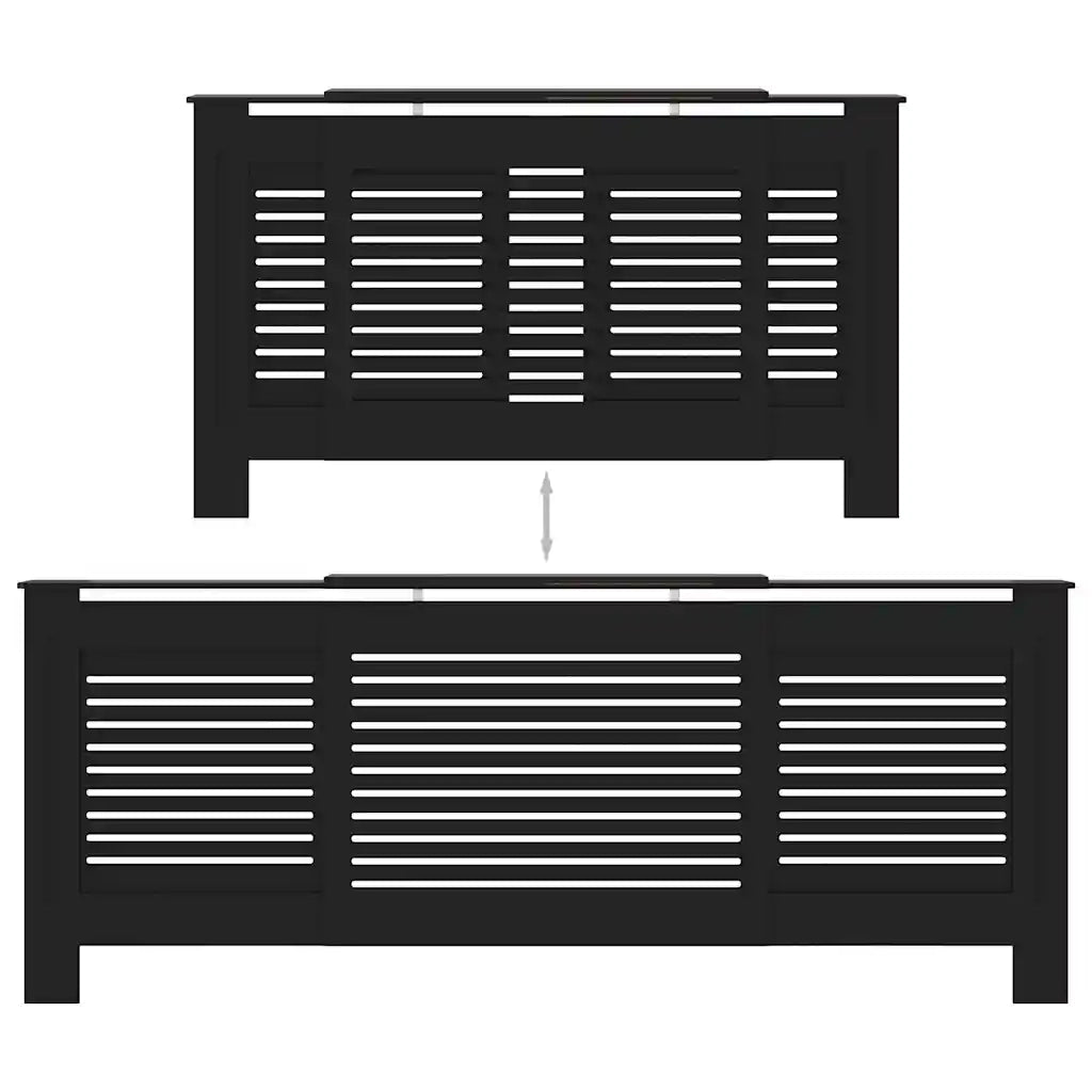 Copertura per Radiatore Nera in MDF 205 cm 325552