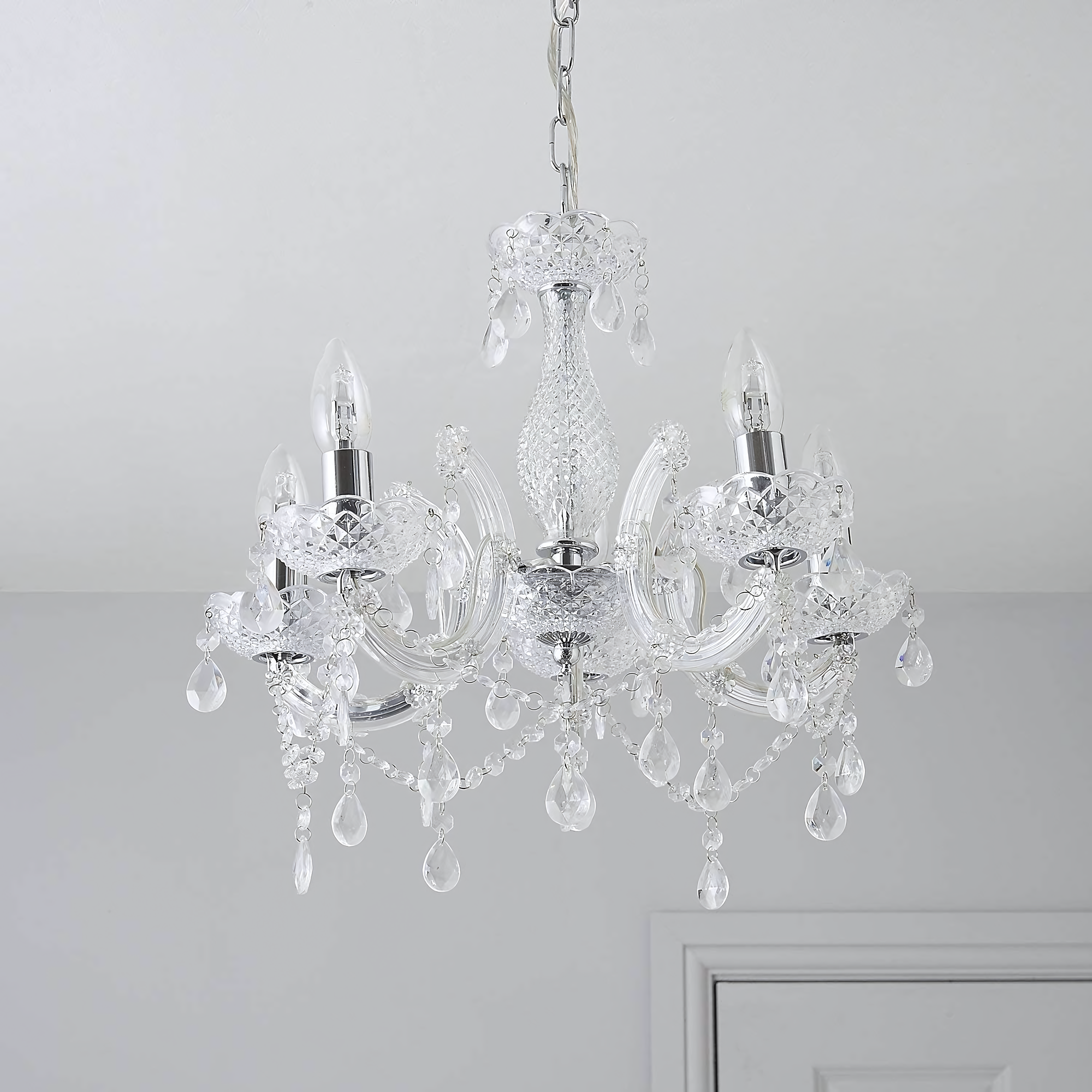 Lampada Da Soffitto Ebt004-5cp Transparent