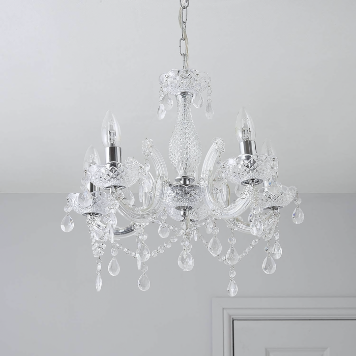 Lampada Da Soffitto Ebt004-5cp Transparent