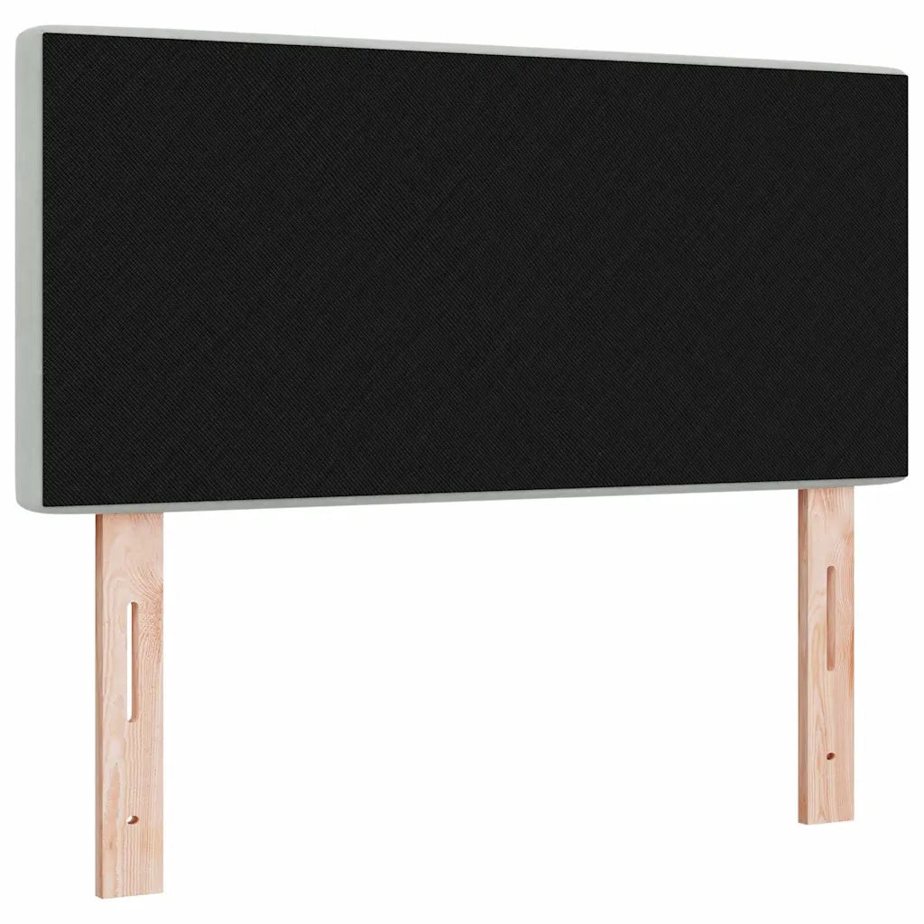 Testiera LED con strisce LED Grigio chiaro 90 cm Velluto 3338047