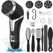 Pulitore elettrico per calli - Kit pedicure elettrico - Raschiatrice elettrica per piedi