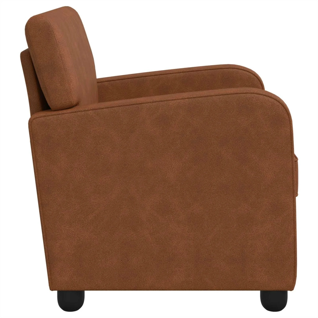 Poltrona Marrone Antico Similpelle 42043438