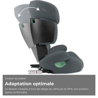 Soluzione automatica B I -fix in acciaio grigio cybex - gruppo 2/3 - grigio